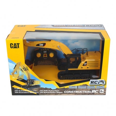 Escavadeira Controle Remoto Diecast Masters - Rc Cat 336 Excavator - Escala 1/24 (25005)