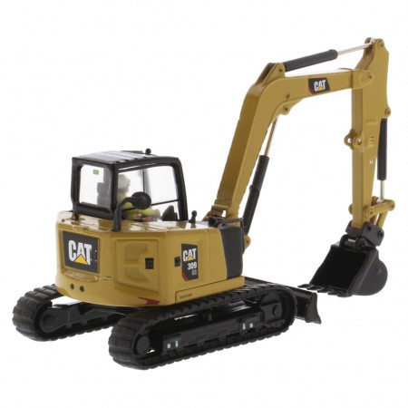 Escavadeira Diecast Masters - Cat 309 Cr Mini Hydraulic Excavator - Escala 1/50 (85592)
