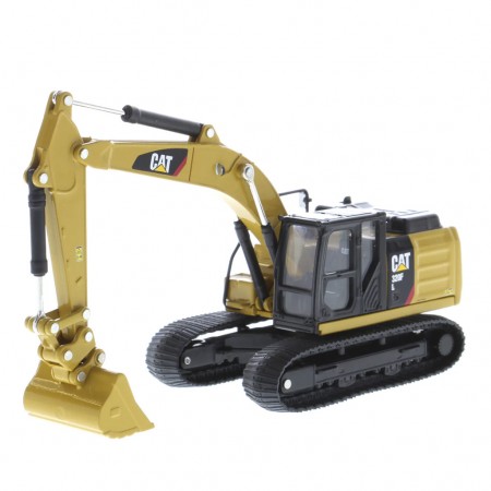 Escavadeira Diecast Masters - Cat 320f L Hydraulic Excavator W/tools - Escala 1/64 (85636)
