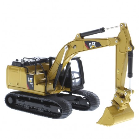 Escavadeira Diecast Masters - Cat 320f L Hydraulic Excavator W/tools - Escala 1/64 (85636)