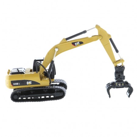 Escavadeira Diecast Masters - Cat 320d L Hydraulic Excavator W/ Work Tools - Escala 1/87 (85652)