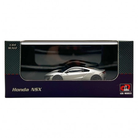 Carro Lcd Models - Honda Nsx - Prata - Escala 1/64 (64004si)