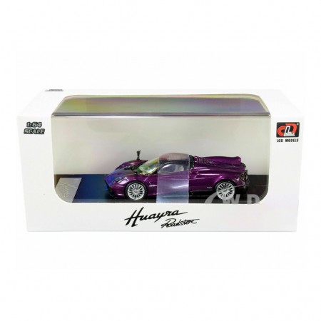 Carro Lcd Models - Pagani Huayra Bc Roadster Roxo - Escala 1/64 (64015pu)