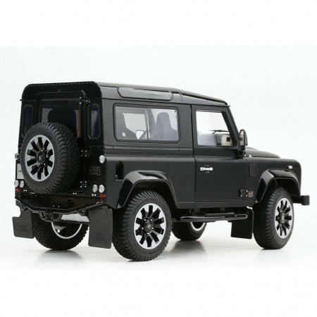 Carro Lcd Models - Land Rover Defender 90 Works V8 70th Edition 2018 Preto - Escala 1:64 (64016bl)
