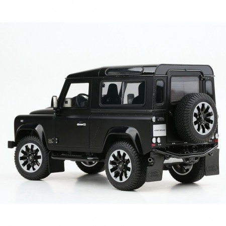 Carro Lcd Models - Land Rover Defender 90 Works V8 70th Edition 2018 Preto - Escala 1:64 (64016bl)