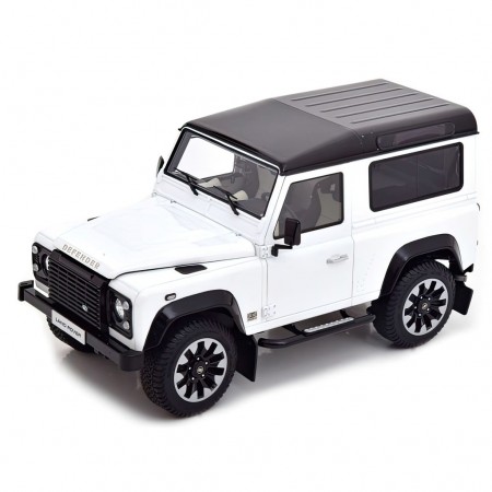 Carro Lcd Models - Land Rover Defender 90 Works V8 70th Edition 2018 Branco - Escala 1:64 (64016wh)