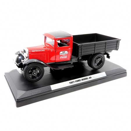 Caminhonete Motor City Classics - Ford Pickup Aa 1931 Vermelho - Escala 1/24 (424022)