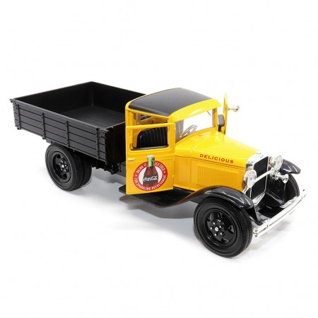 Caminhonete Motor City Classics - Ford Pickup Aa 1931 Amarelo - Escala 1/24 (424023)