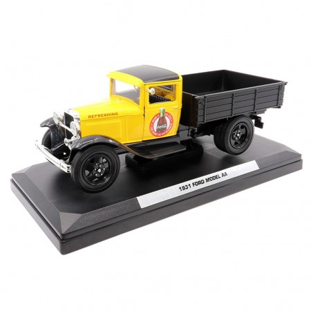 Caminhonete Motor City Classics - Ford Pickup Aa 1931 Amarelo - Escala 1/24 (424023)