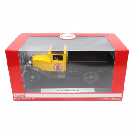 Caminhonete Motor City Classics - Ford Pickup Aa 1931 Amarelo - Escala 1/24 (424023)