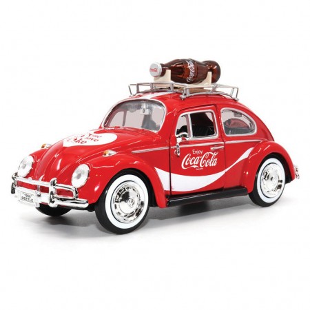 Carro Motor City Classics - 1966 Volkswagen Beetle On Top Rack - Escala 1/24 (424066)