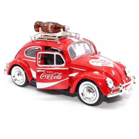 Carro Motor City Classics - 1966 Volkswagen Beetle On Top Rack - Escala 1/24 (424066)