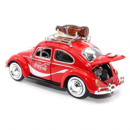 Carro Motor City Classics - 1966 Volkswagen Beetle On Top Rack - Escala 1/24 (424066)