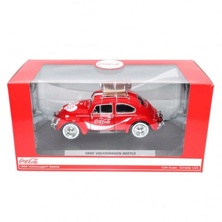 Carro Motor City Classics - 1966 Volkswagen Beetle On Top Rack - Escala 1/24 (424066)