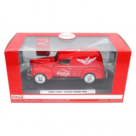 Carro Motor City Classics - 1940 Coca Cola Ford Delivery Van W/cooler - Escala 1/24 (424195)