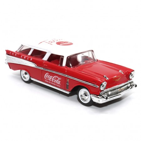 Carro Motor City Classics - 1957 Coca Cola Chevy Nomad 