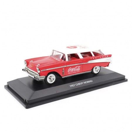 Carro Motor City Classics - 1957 Coca Cola Chevy Nomad 