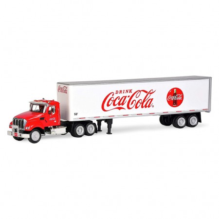 Caminho Motor City Classics - Coca Cola Tractor And Trailer - Escala 1/50 (450025)