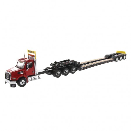 Caminho Diecast Masters - Western Star 49x Sb & Reboque Low-profile Hdg - Escala 1/50 (71090)