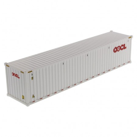 Container Diecast Masters - Dry Goods Sea Container Oocl Branco - Escala 1/50 (91027b)