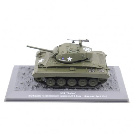 Tank Motor City Classics - M24 Chaffee Light Tank 2nd Cavalry Reconnaissance Squadron, Germany 1945 - Escala 1/43 (23190-45)
