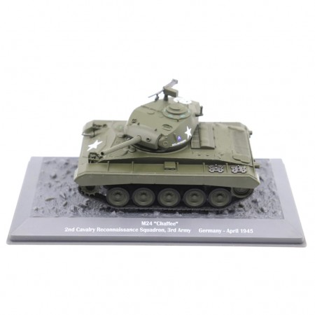 Tank Motor City Classics - M24 Chaffee Light Tank 2nd Cavalry Reconnaissance Squadron, Germany 1945 - Escala 1/43 (23190-45)