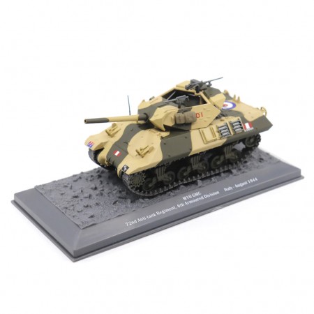 Tank Motor City Classics - M10 Tank Destroyer 72nd Anti-tank Regiment 6th Armored Division, Italy 1944 - Escala 1/43 (23191-44)
