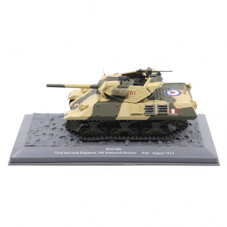 Tank Motor City Classics - M10 Tank Destroyer 72nd Anti-tank Regiment 6th Armored Division, Italy 1944 - Escala 1/43 (23191-44)