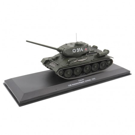 Tank Motor City Classics - T-34-85 55th Armoured Brigade, Germany 1945 - Escala 1/43 (23193-45)