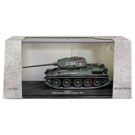Tank Motor City Classics - T-34-85 55th Armoured Brigade, Germany 1945 - Escala 1/43 (23193-45)