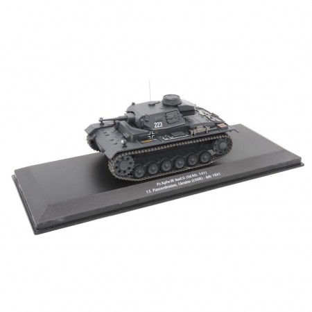 Tank Motor City Classics - Pk.kpfw.iii Ausf.g (sd.kfz. 141) 13 Panzer Division Ukraine (ussr) 1941 - Escala 1/43 - (23199-41)