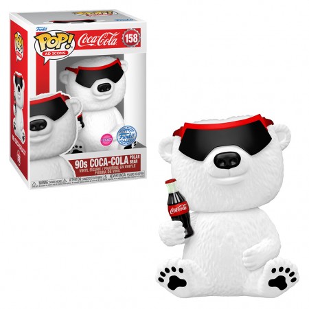 Funko Pop Ad Icons Coca-cola Exclusive - 90s Polar Bear (flocked) 158