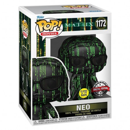 Funko Pop Movies The Matrix Resurrections Exclusive - Neo (glows In The Dark) 1172