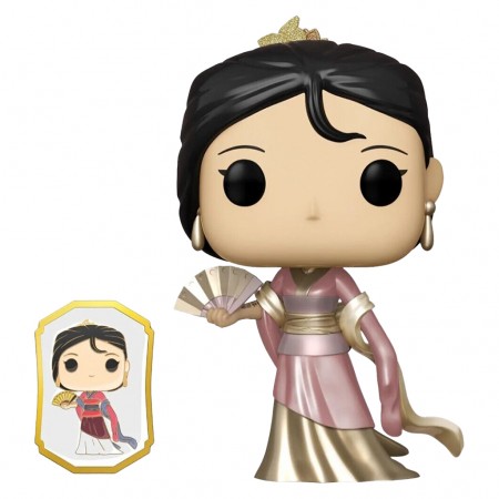 Funko Pop Disney Ultimate Princess Exclusive - Mulan 323 + Broche