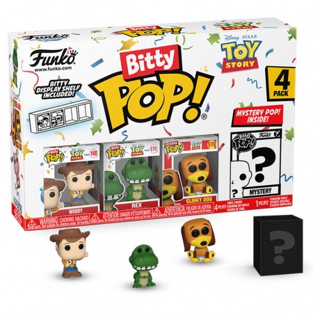 Funko Bitty Pop Disney Toy Story - Woody 4-pack 73042
