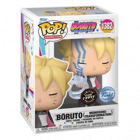 Funko Pop Animation Chase Boruto: Naruto Next Generations Exclusive - Boruto Momoshiki Transformation 1382 (glows In The Dark)