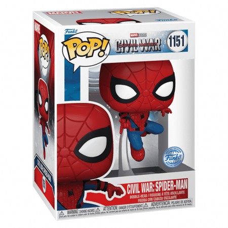 Funko Pop Captain America: Civil War Exclusive - Civil War: Spider-man 1151