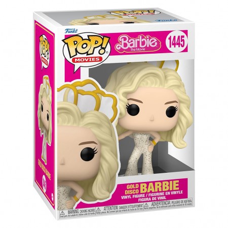 Funko Pop Movies Barbie The Movie - Gold Disco Barbie 1445
