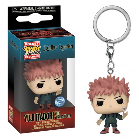 Chaveiro Funko Pop Keychain Jujutsu Kaisen Exclusive - Itadori With Sukuna Mouth (73785)