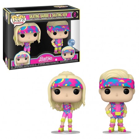 Funko Pop Movies Barbie The Movie Exclusive - Skating Barbie & Skating Ken 2-pack