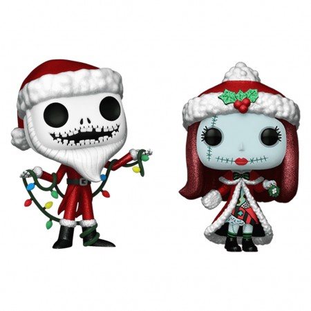Funko Pop Diamond Collection Disney The Night Before Christmas 30th Anniversary - Santa Jack & Christmas Sally 2-pack