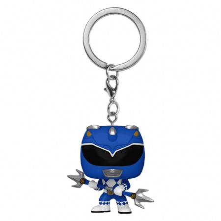 Chaveiro Funko Pop Keychain Power Rangers 30th Anniversary - Blue Ranger (72150)