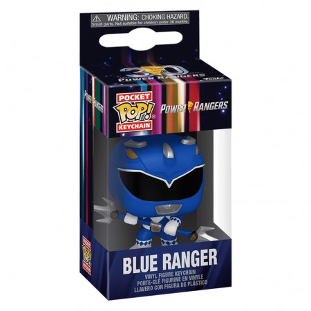 Chaveiro Funko Pop Keychain Power Rangers 30th Anniversary - Blue Ranger (72150)