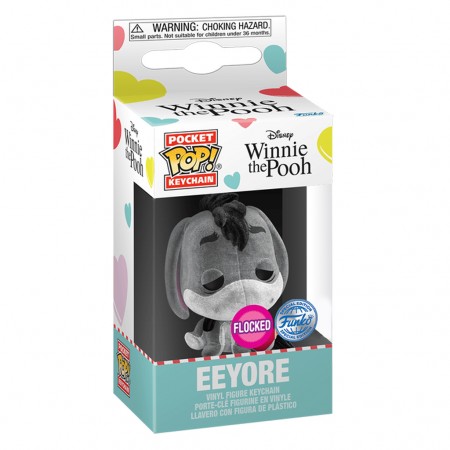 Chaveiro Funko Pop Keychain Disney Winnie The Pooh Exclusive - Eeyore Flocked (68294)
