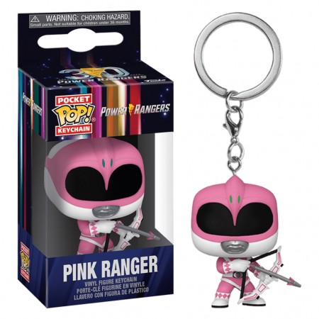 Chaveiro Funko Pop Keychain Power Rangers 30th Anniversary - Pink Ranger (72151)