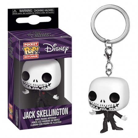 Chaveiro Funko Pop Keychain Disney The Night Before Christmas 30th Anniversary - Jack Skellington In Formal Suit (72388)