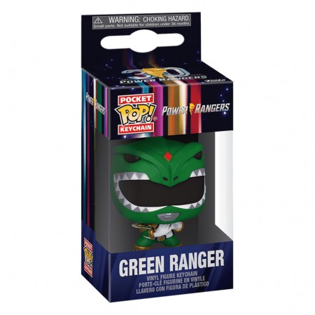 Chaveiro Funko Pop Keychain Power Rangers 30th Anniversary - Green Ranger (72201)
