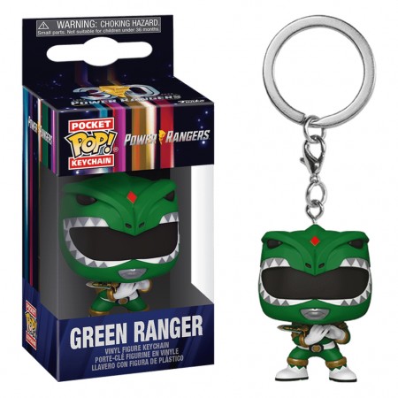 Chaveiro Funko Pop Keychain Power Rangers 30th Anniversary - Green Ranger (72201)