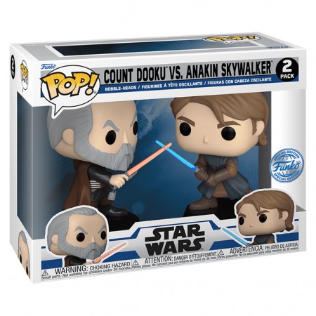 Funko Star Wars: The Clone Wars 2-pack - Count Dooku Vs. Anakin Skywalker