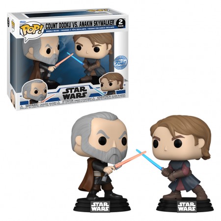 Funko Star Wars: The Clone Wars 2-pack - Count Dooku Vs. Anakin Skywalker